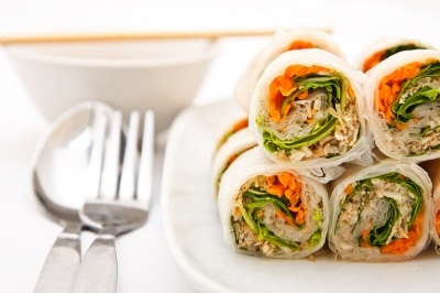 Chicken Wrap Basil Pesto